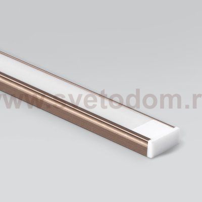 Накладной алюминиевый профиль латунь/белый для светодиодной ленты LL-2-ALP006 Elektrostandard