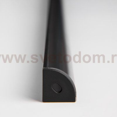 Угловой алюминиевый профиль черный/черный для светодиодной ленты LL-2-ALP008 Elektrostandard