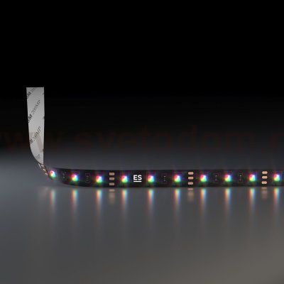Светодиодная лента Лента светодиодная 24V 14,4W 60Led 5050 IP20 RGB, Black, 5м Elektrostandard