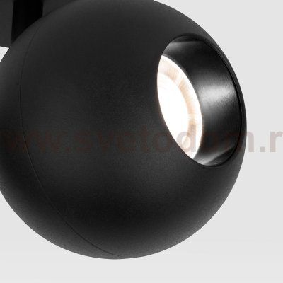 Встраиваемый светодиодный светильник черный 9926 LED Elektrostandard
