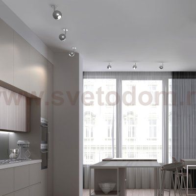 Встраиваемый светодиодный светильник серебро 9926 LED Elektrostandard