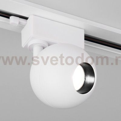 Трековый светодиодный светильник для однофазного шинопровода Ball Белый 8W 4200K LTB76 Elektrostandard