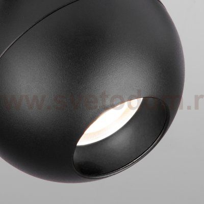 Трековый светодиодный светильник для однофазного шинопровода Ball Черный 8W 4200K LTB76 Elektrostandard