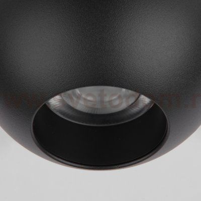 Трековый светодиодный светильник для однофазного шинопровода Ball Черный 12W 4200K LTB77 Elektrostandard
