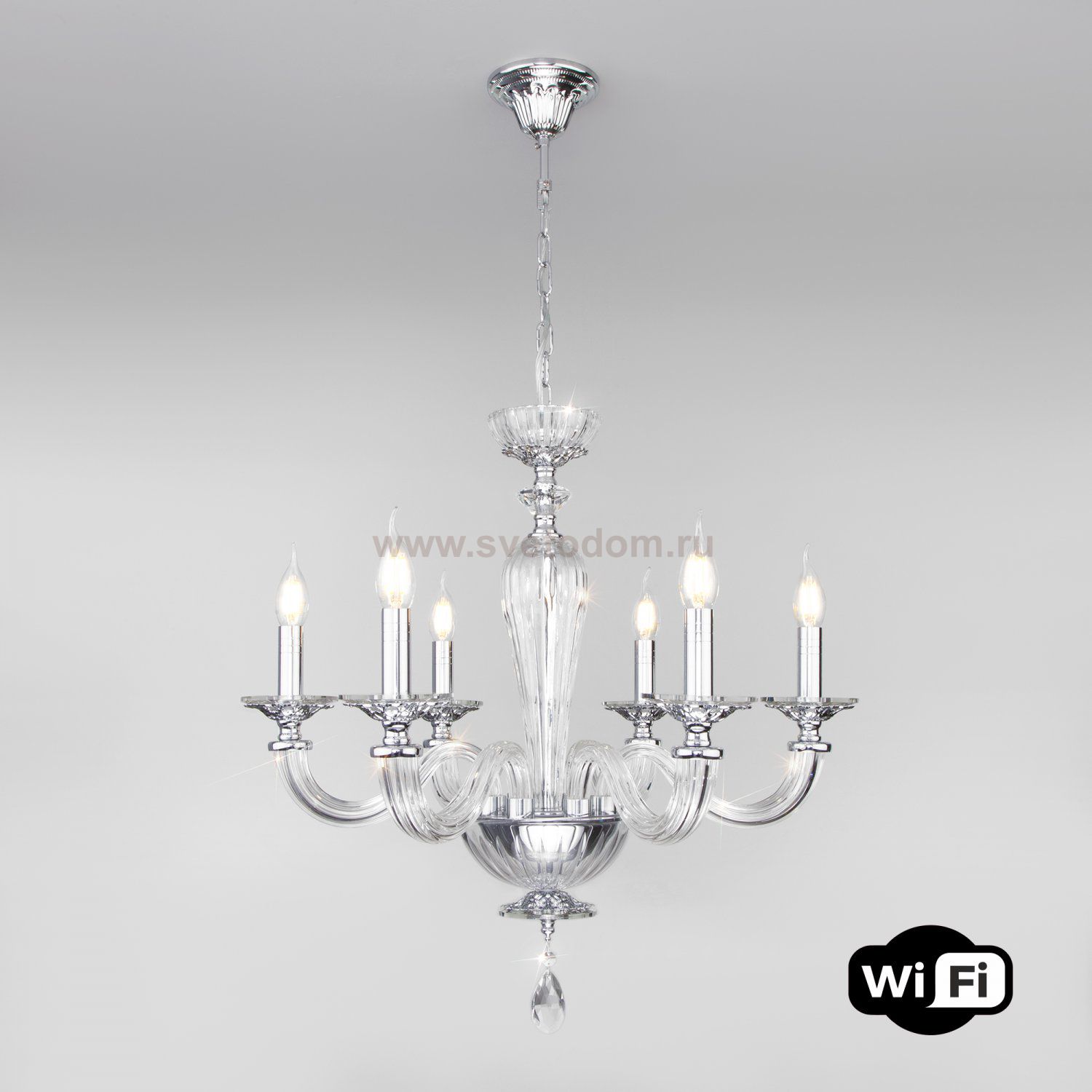 Светильник с управлением по Wi-Fi Bogates 338/6 Strotskis Smart (318/6) Olenna