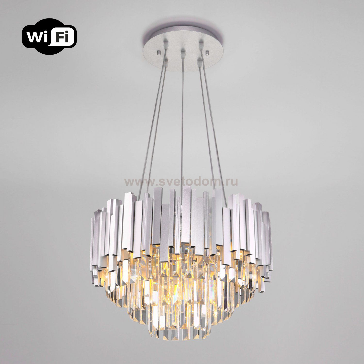 Подвесная люстра с управлением по Wi-Fi Bogates Piano 340/6 Strotskis Smart (308/6)