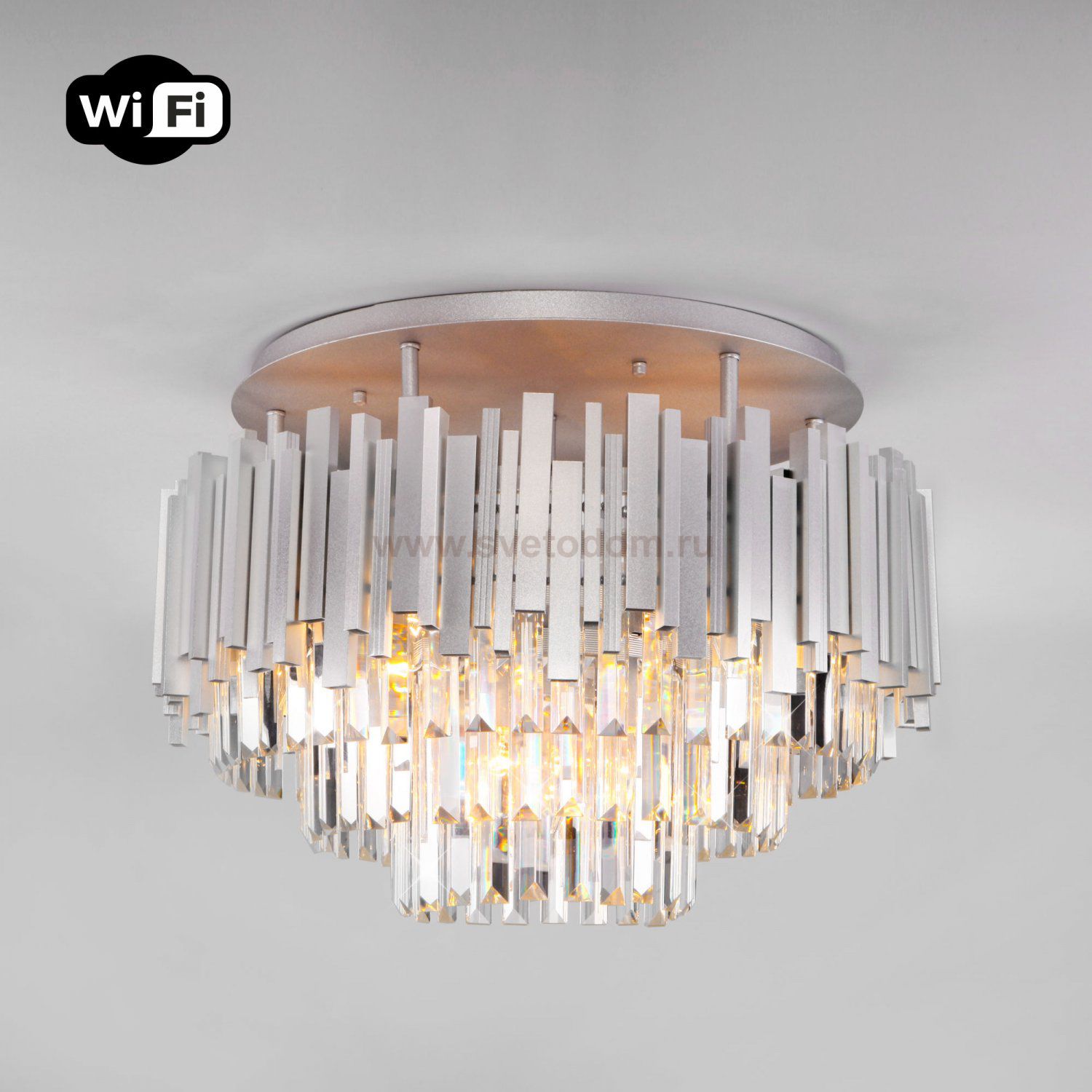 Потолочная люстра с управлением по Wi-Fi Bogates Piano 340/9 Strotskis Smart (308/9)