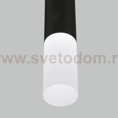 Подвесной светодиодный светильник 50210/1 LED черный Eurosvet