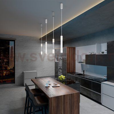 Подвесной светодиодный светильник 50210/1 LED белый Eurosvet