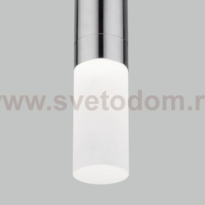 Подвесной светодиодный светильник 50210/1 LED хром Eurosvet