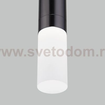 Подвесной светодиодный светильник 50210/1 LED черный жемчуг Eurosvet