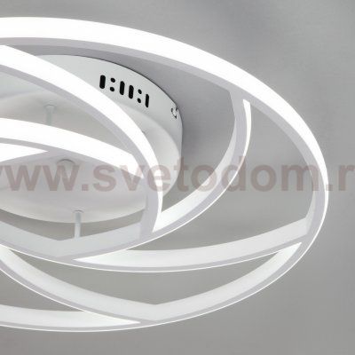 Потолочный светодиодный светильник с пультом управления Eurosvet Indio 90207/1 белый