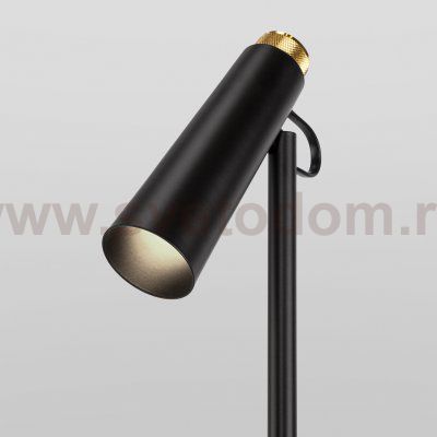 Напольный светодиодный светильник Eurosvet Joel 80430/1 черный/золото