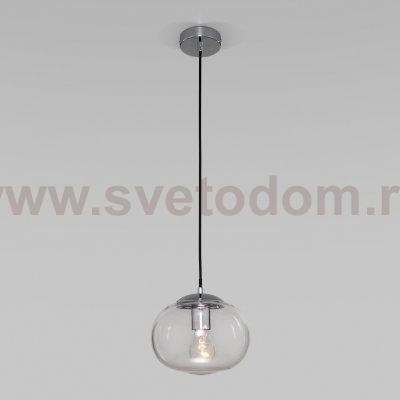 Подвесной светильник со стеклянным плафоном Eurosvet Rock 50212/1 прозрачный