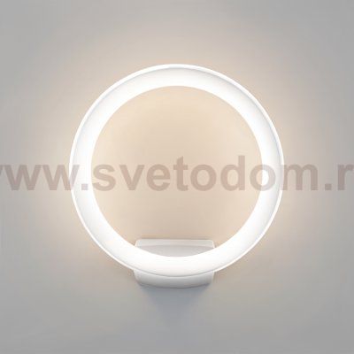 Уличный настенный светодиодный светильник Ring IP54 1710 TECHNO LED белый Elektrostandard