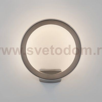 Уличный настенный светодиодный светильник Ring IP54 1710 TECHNO LED серый Elektrostandard