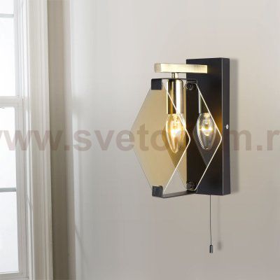 Настенный светильник 60126/1 черный (60116/1) Eurosvet Aragon