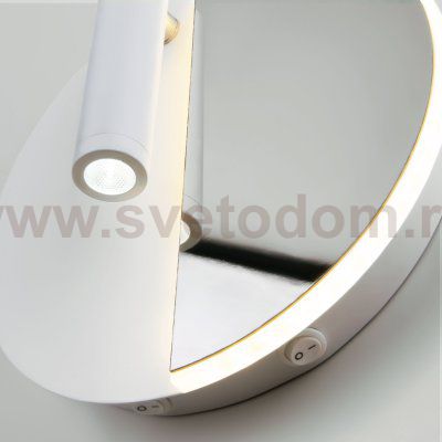 Настенный светодиодный светильник Drom LED 40105/LED белый/хром Elektrostandard