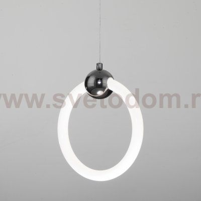 Подвесной светодиодный светильник 90165/1 черный жемчуг Eurosvet Rim