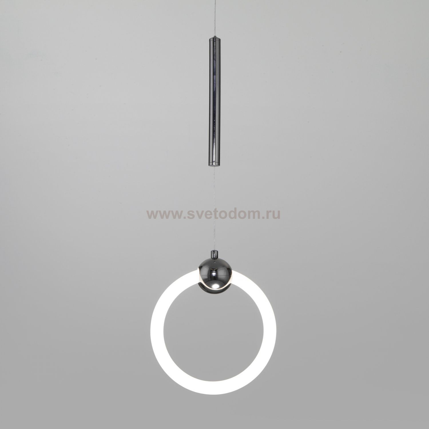 Подвесной светодиодный светильник 90165/1 черный жемчуг Eurosvet Rim