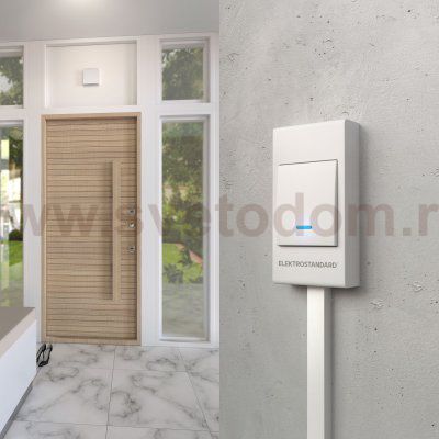 Звонок электромеханический 1M IP44 DBQ26M WM белый Elektrostandard
