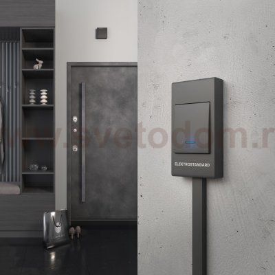 Звонок электромеханический 1M IP44 DBQ26M WM черный Elektrostandard