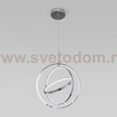 Подвесной светильник с пультом 90245/3 хром Eurosvet Tempus