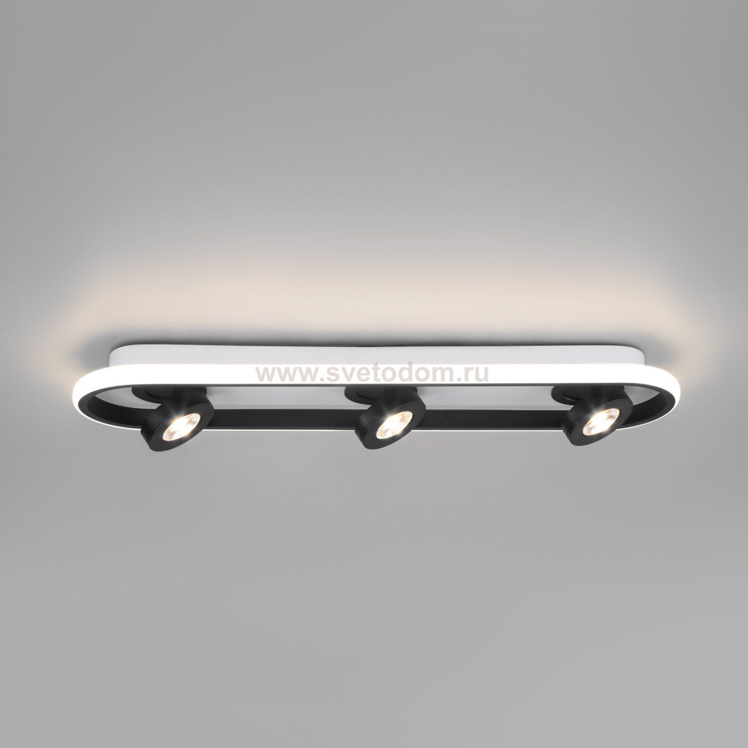 Потолочный светильник 20123/3 LED белый / черный Eurosvet Slam
