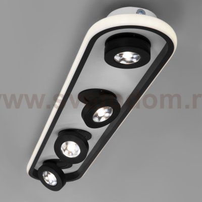 Потолочный светильник 20123/4 LED белый / черный Eurosvet Slam