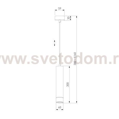 Подвесной светильник DLN107 GU10 золото Eurosvet DLN106/DLN107
