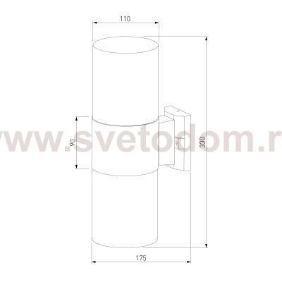Уличный настенный светильник Roil чёрный/дымчатый плафон IP54 35125/D Elektrostandard