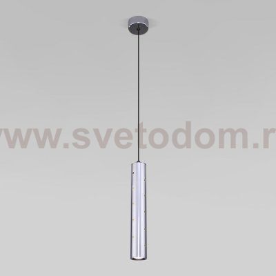 Подвесной светодиодный светильник 50214/1 LED хром Elektrostandard