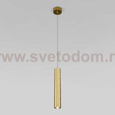 Подвесной светодиодный светильник 50214/1 LED золото Elektrostandard