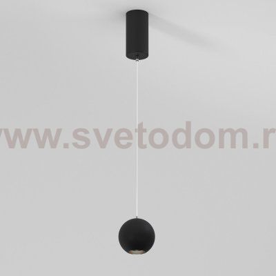 Подвесной светодиодный светильник 50215/1 LED черный Elektrostandard