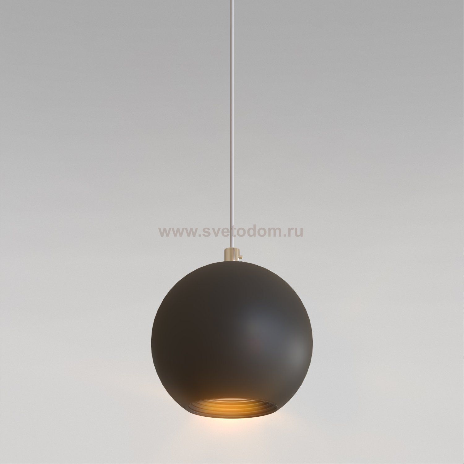 Подвесной светодиодный светильник 50215/1 LED черный Elektrostandard