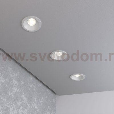 Встраиваемый точечный светильник 15266/LED белый 7W 4200K Elektrostandard