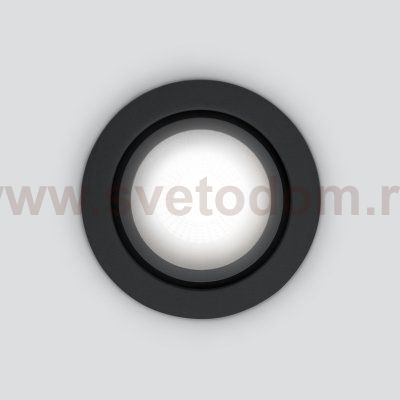 Встраиваемый точечный светильник 15267/LED 7W 4200K черный/черный Elektrostandard