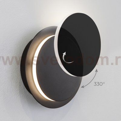 Настенный светодиодный светильник 40135/1 черный Elektrostandard