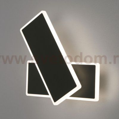 Настенный светодиодный светильник Twirl 90316/2 черный Elektrostandard