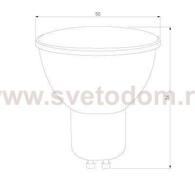 Умная светодиодная лампа LED 5W 3300К-6500К CCT+DIM GU10 BLGU1016 Elektrostandard