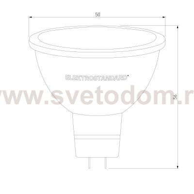 Умная лампа G5.3 LED 5W 3300К-6500К CCT+DIM (BLG5316) BLG5316 Elektrostandard