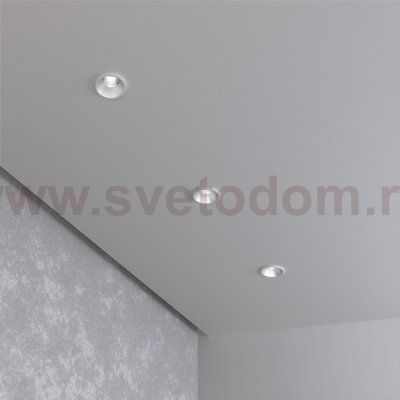 Встраиваемый светодиодный светильник 15269/LED 3W 4200K белый/серебро Elektrostandard