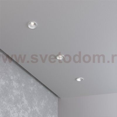 Встраиваемый светодиодный светильник 15269/LED 3W 4200K белый/серебро Elektrostandard