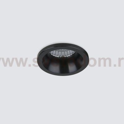 Встраиваемый точечный светодиодный светильник 15269/LED 3W 4200K черный Elektrostandard