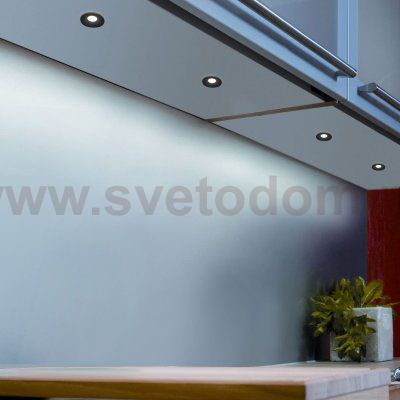 Встраиваемый точечный светодиодный светильник 15270/LED 3W 4200K черный Elektrostandard