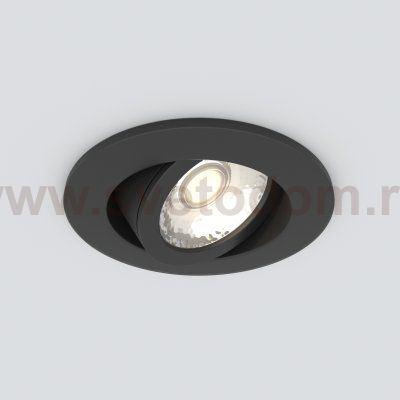 Встраиваемый точечный светильник 15272/LED 5W 4200K черный Elektrostandard