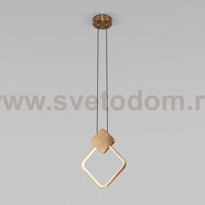 Подвесной светодиодный светильник 50216/1 LED бронза Eurosvet Style