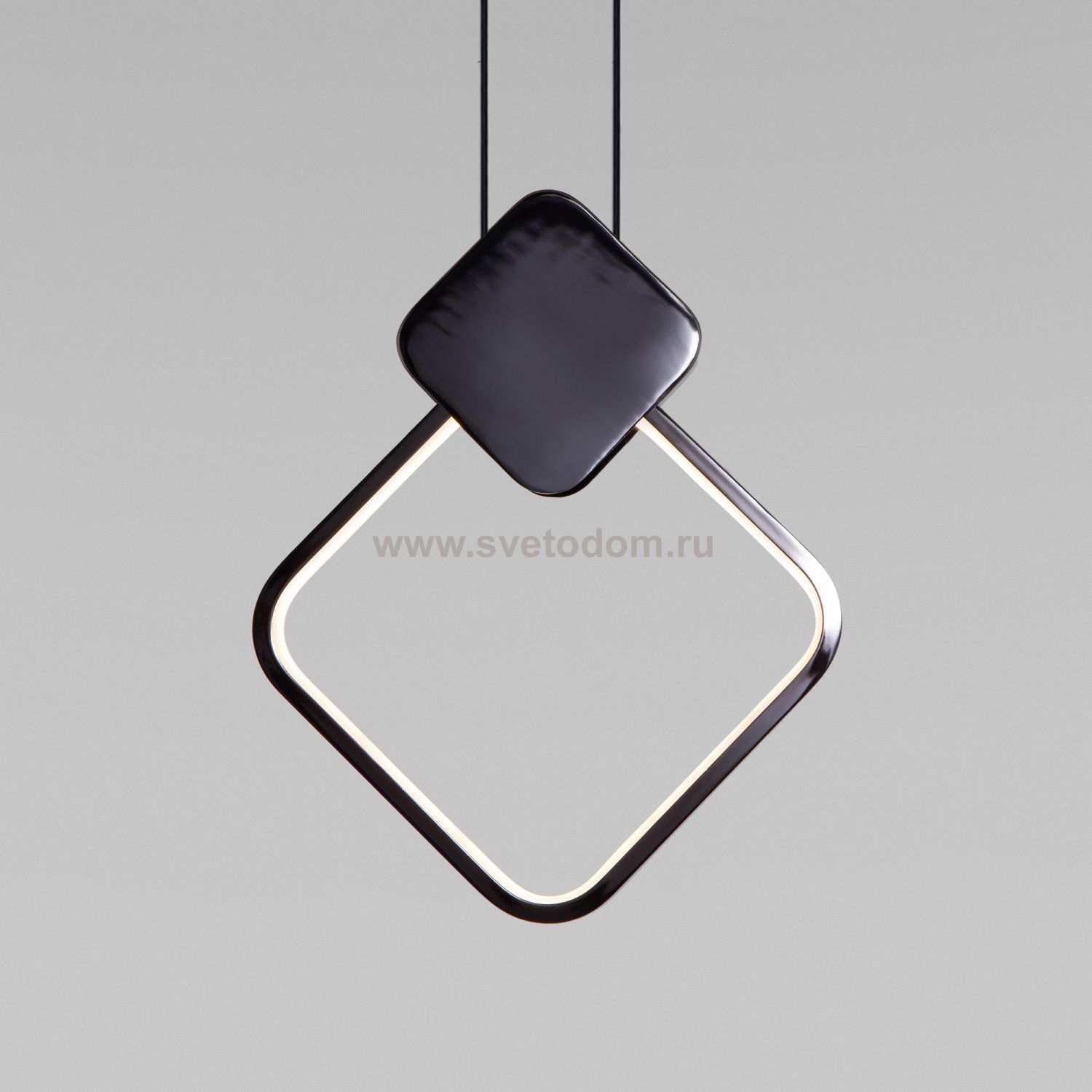 Подвесной светодиодный светильник 50216/1 LED черный жемчуг Eurosvet Style