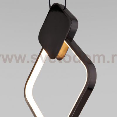 Подвесной светодиодный светильник 50216/1 LED черный жемчуг Eurosvet Style