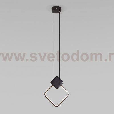 Подвесной светодиодный светильник 50216/1 LED черный жемчуг Eurosvet Style